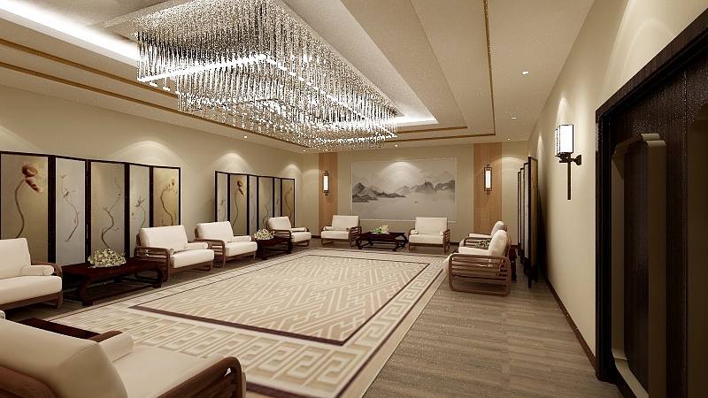 Yang-接待室-装修设计方案