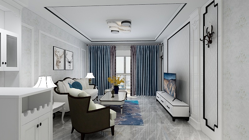 沐禾装饰设计工作室-泽福湾3号楼1单元-装修设计方案