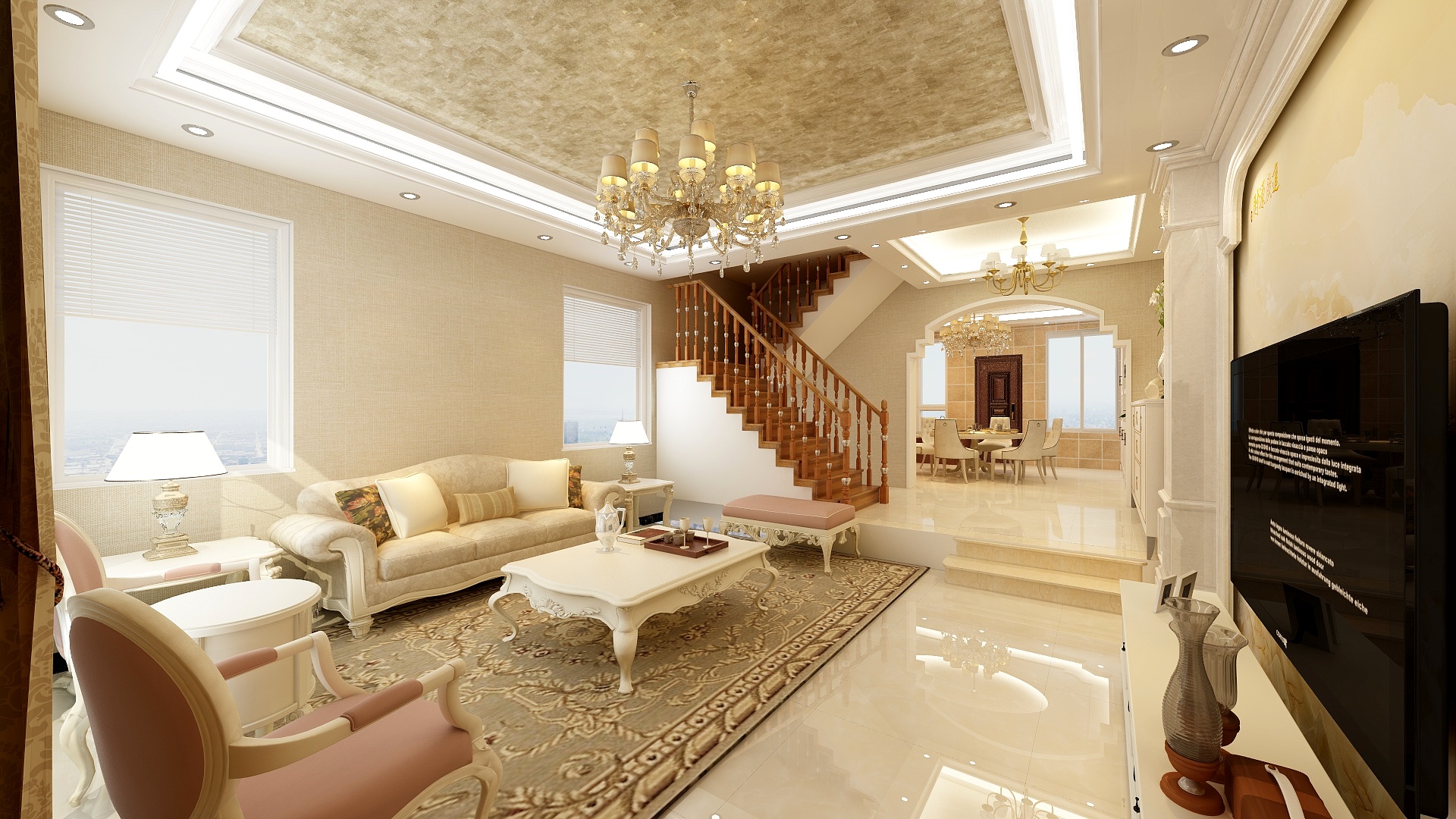 云南立帆建筑装饰工程有限公司-石林风景区旁别墅63栋1-1号一楼-装修设计方案