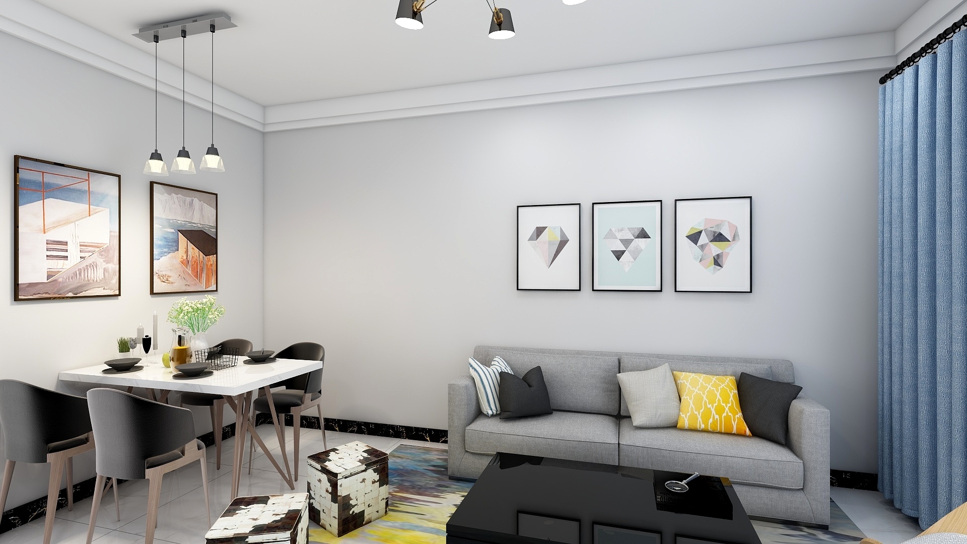 效果图16-平面布置-装修设计方案