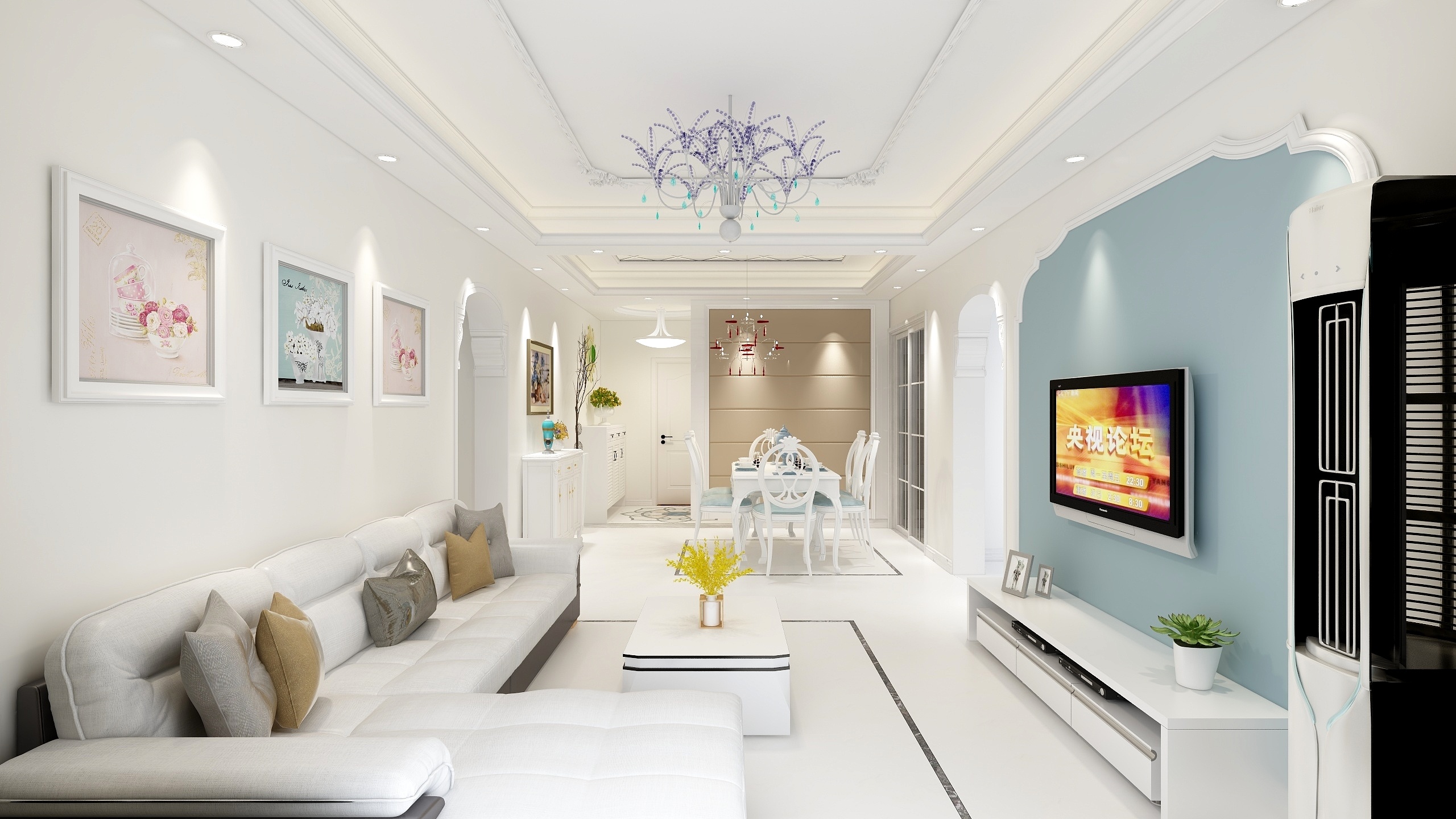 专业3D效果图设计-未命名户型图-装修设计方案