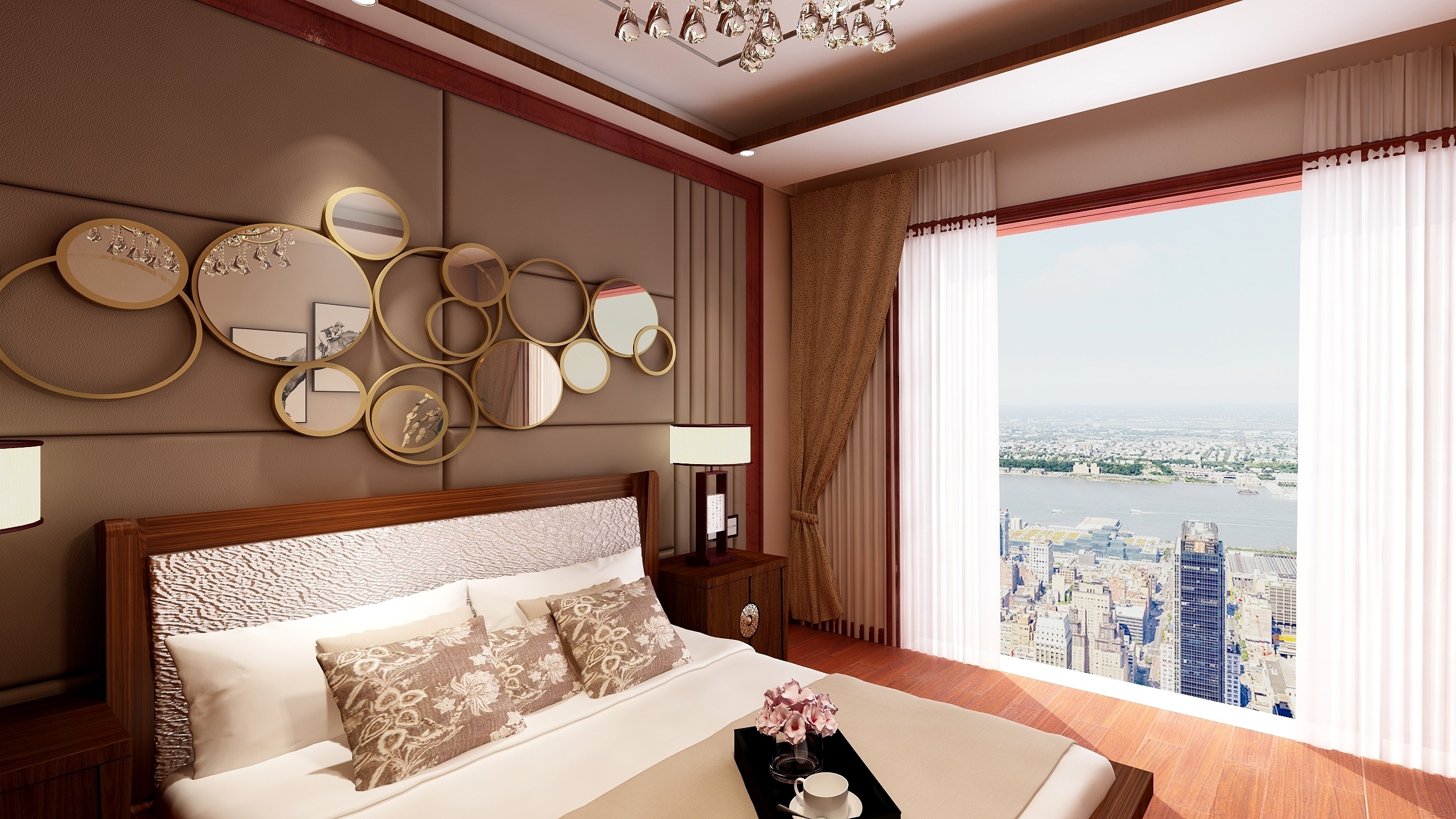 张艺老师-中式四居(航城）-装修设计方案