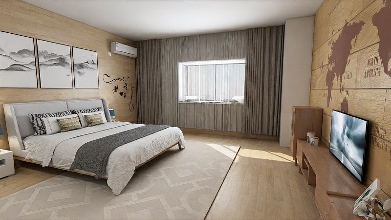 沐溪流火-未命名户型图-装修设计方案