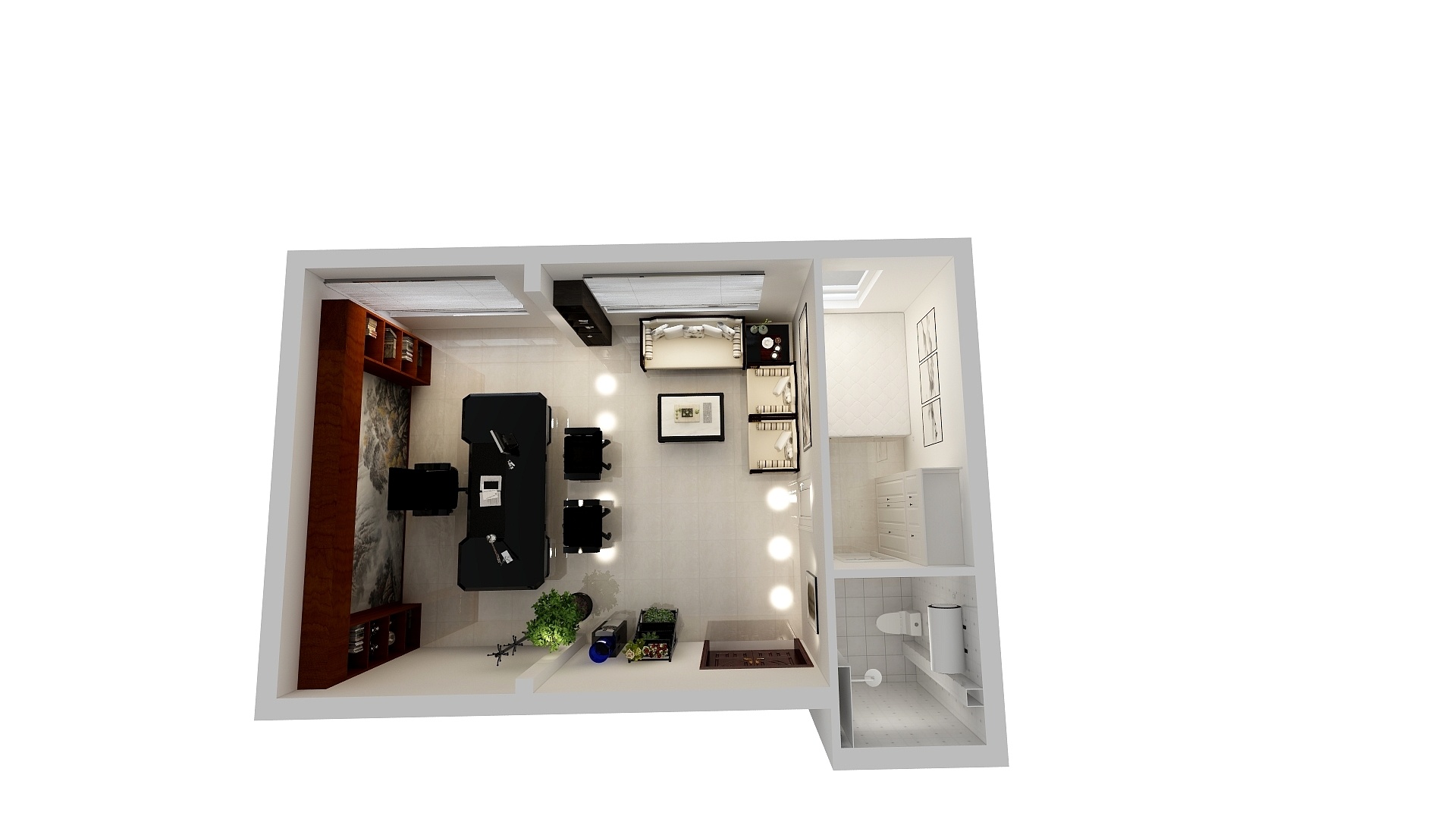 八方设计工作室-保全公司办公室-装修设计方案