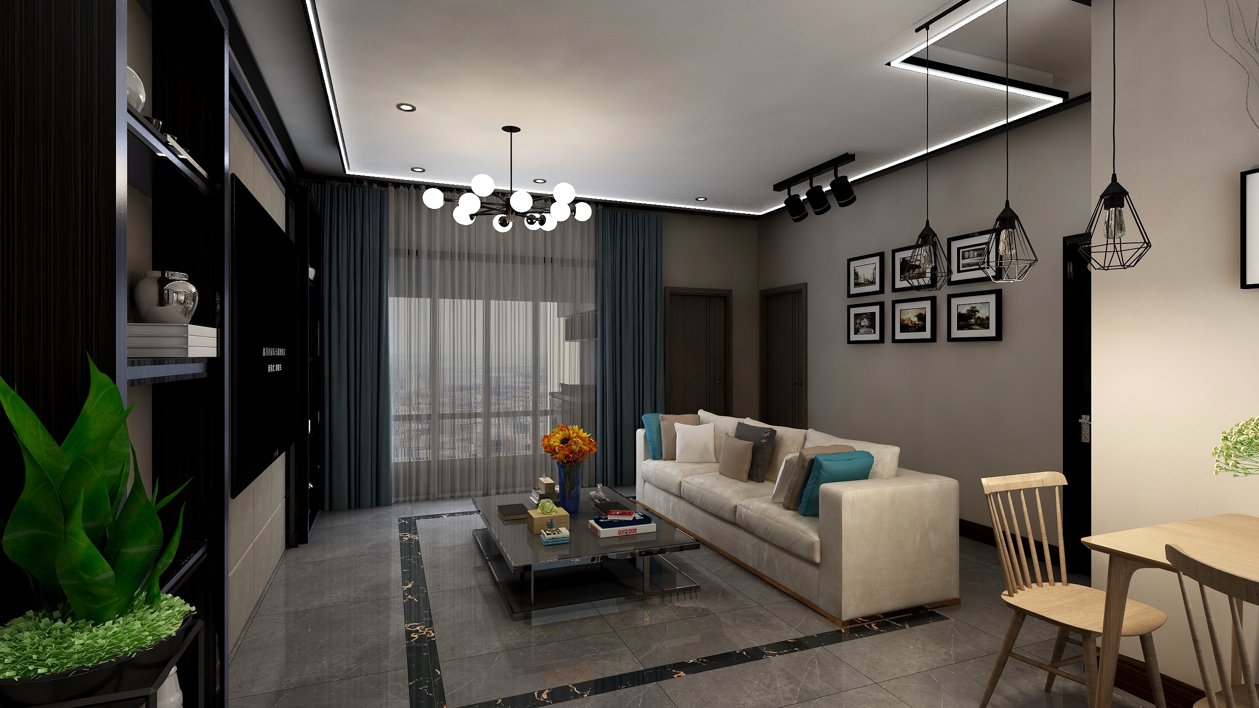 吴亚雄-现代黑白灰-装修设计方案