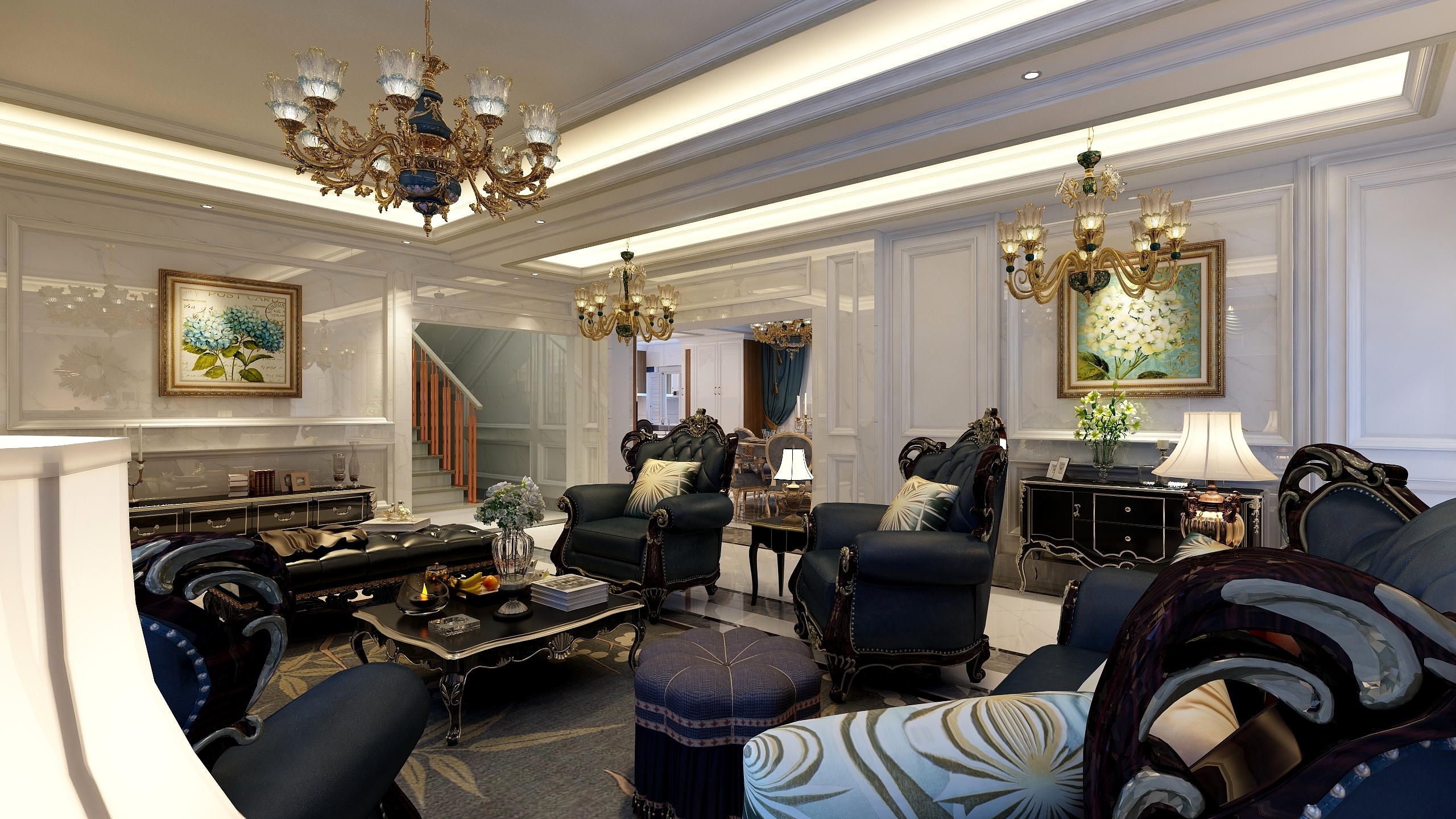 福建嘉骐装饰-双龙镇张总自建别墅-装修设计方案