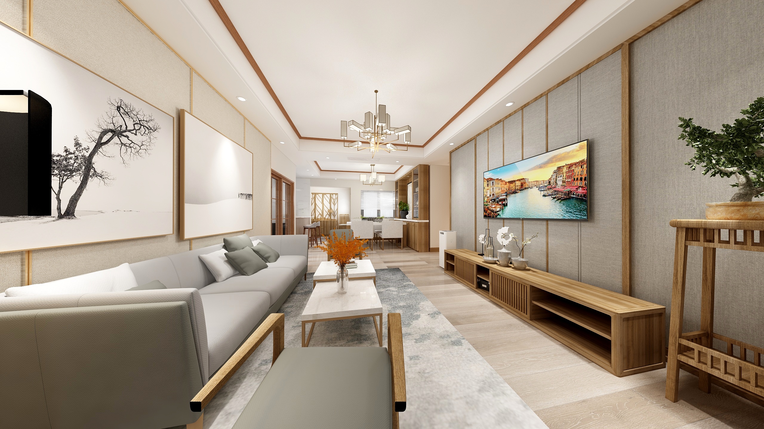 黄梅-中心城四期|B4|117㎡-装修设计方案