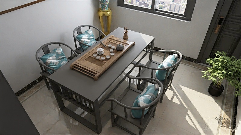 angrymRJG-茶室、麻将室-装修设计方案