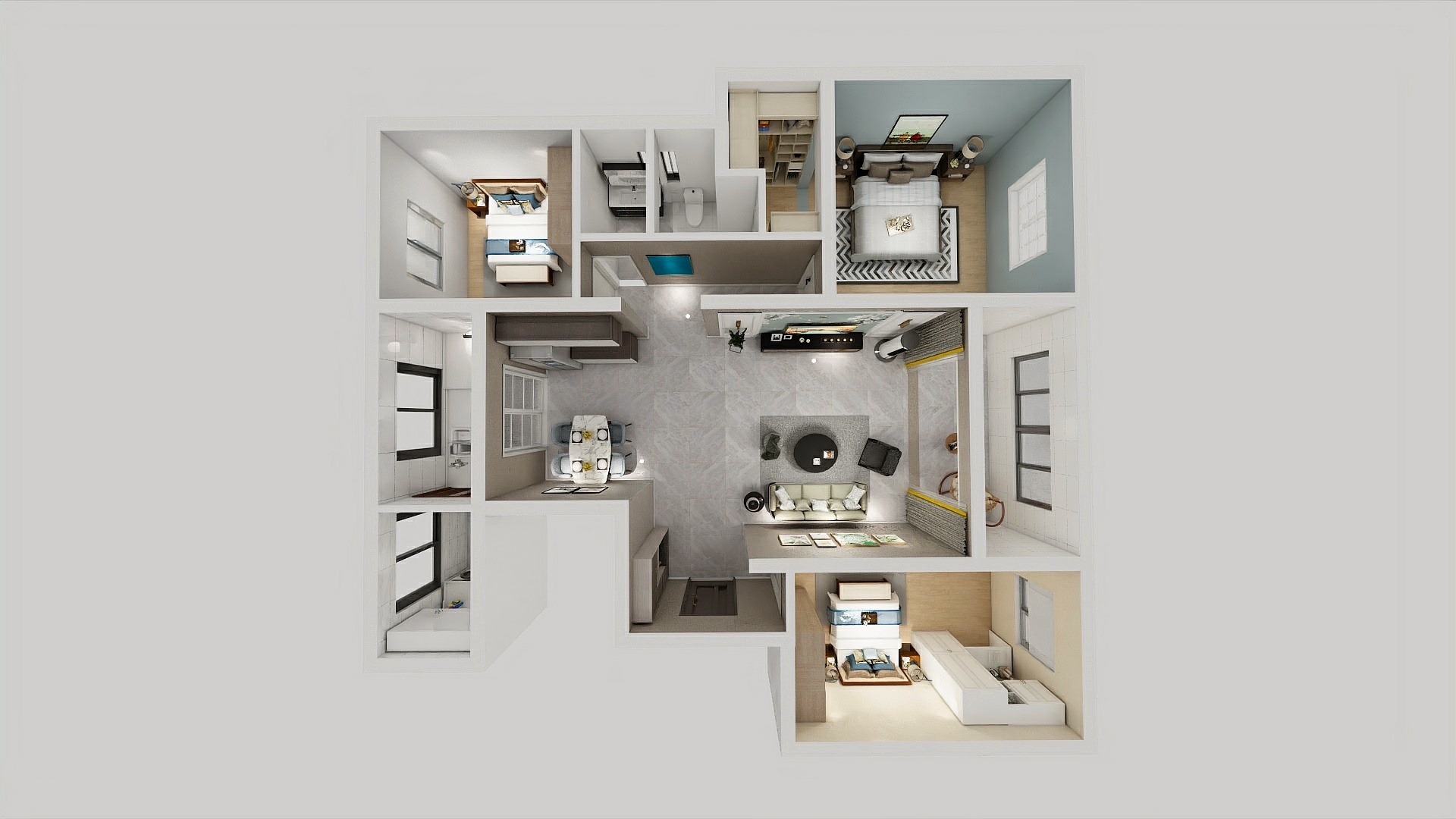 A000痞子秦-春天城1-装修设计方案