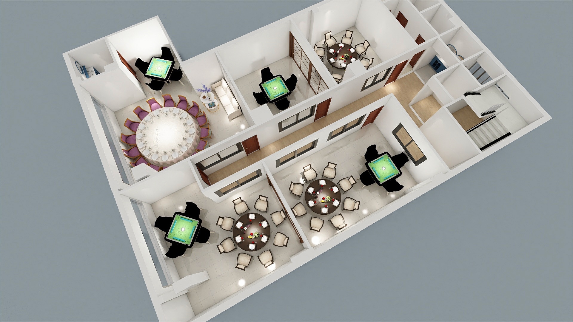 永盛装饰8-林语花都酒店2楼-装修设计方案