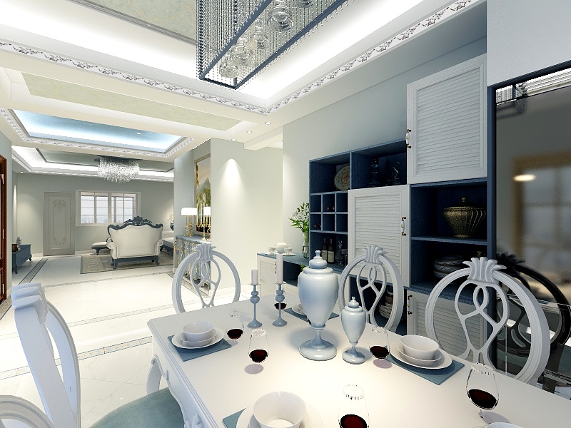 金友装饰设计小吴-国龙绿城怡园150.52㎡F户型-副本中式-装修设计方案