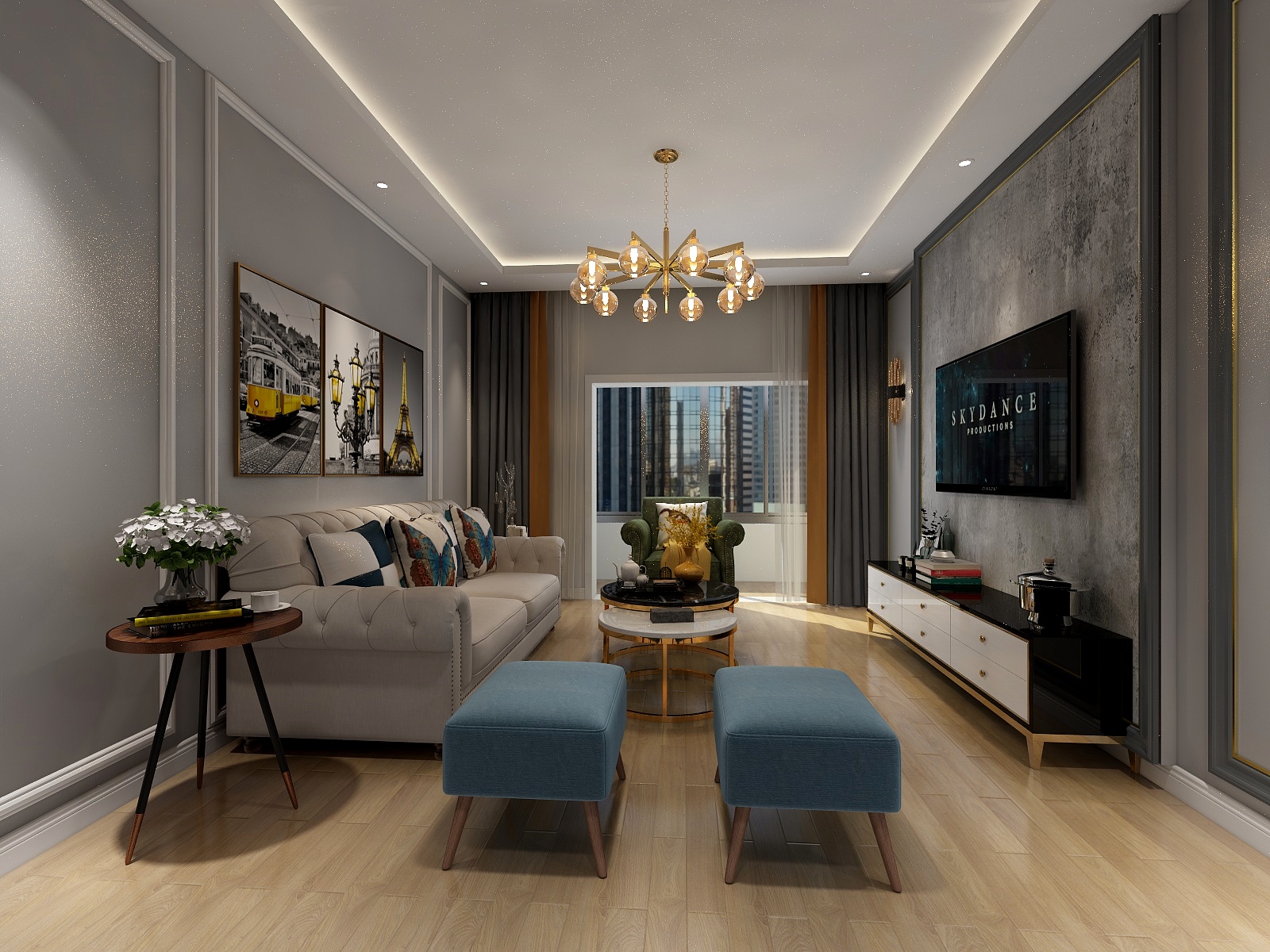 云想想-城南逸居-装修设计方案