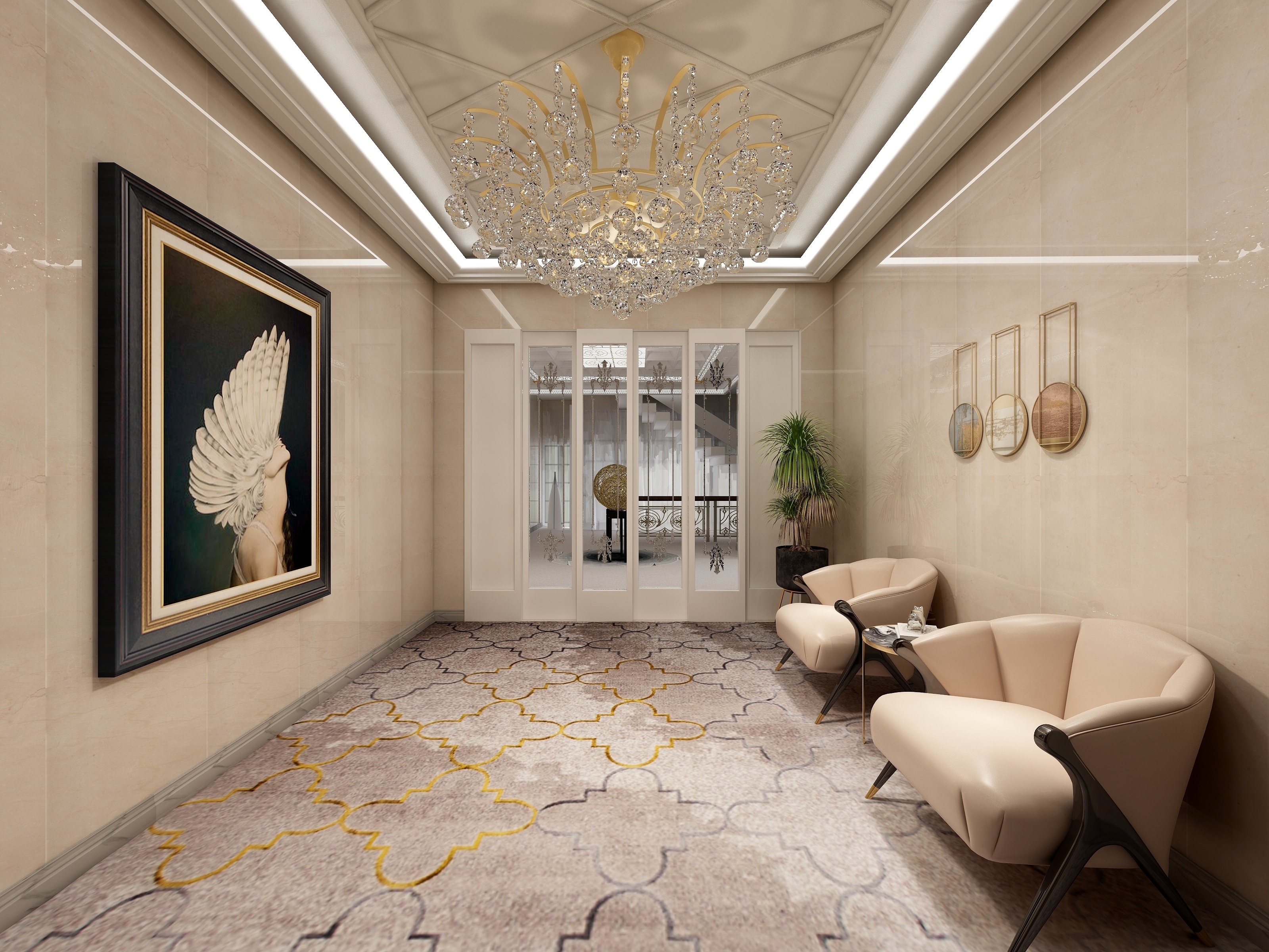 谢谢谢许茹-杭州SPA会所一层-装修设计方案