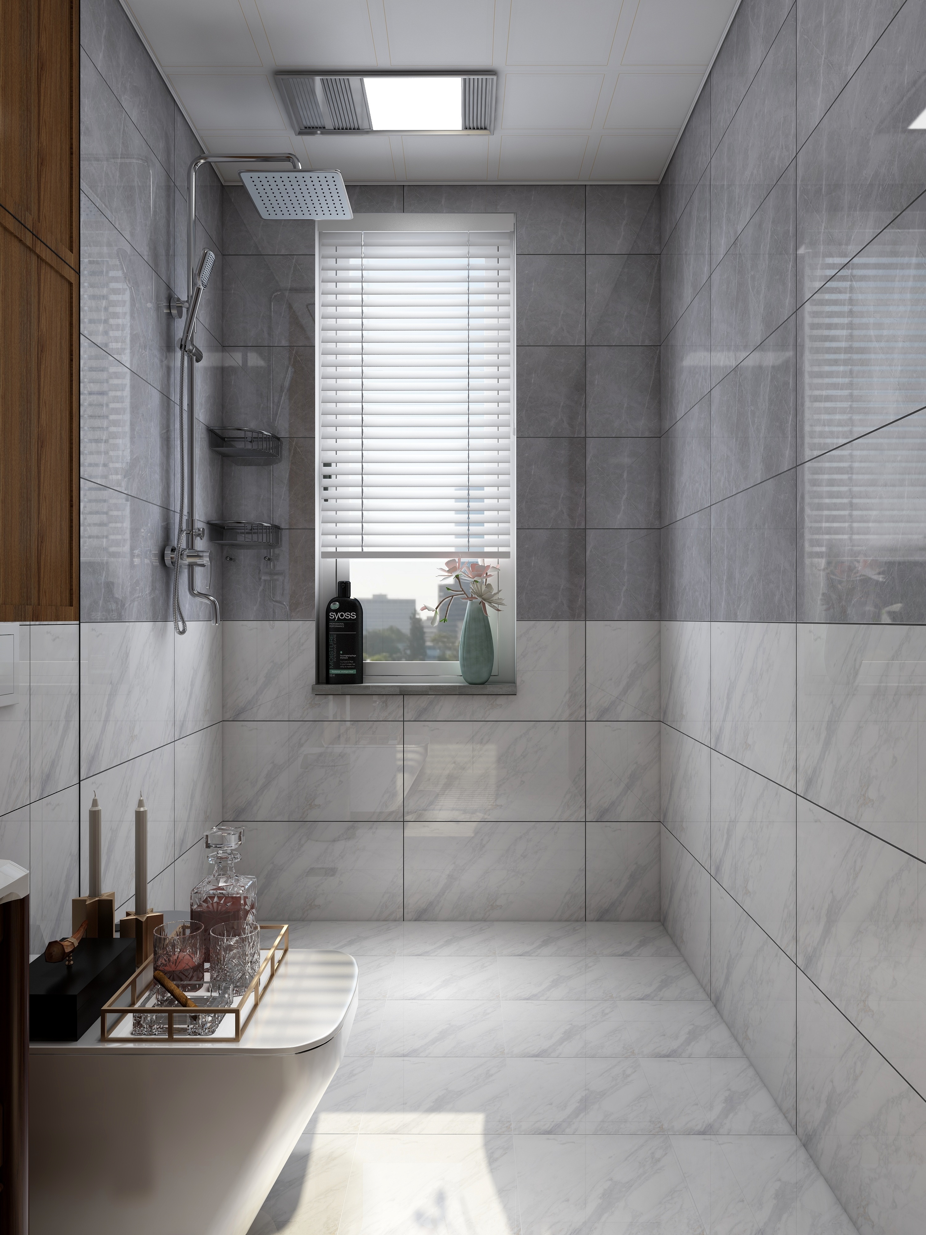 设计-效果图-【鸾】一层主卫装修效果图第1张