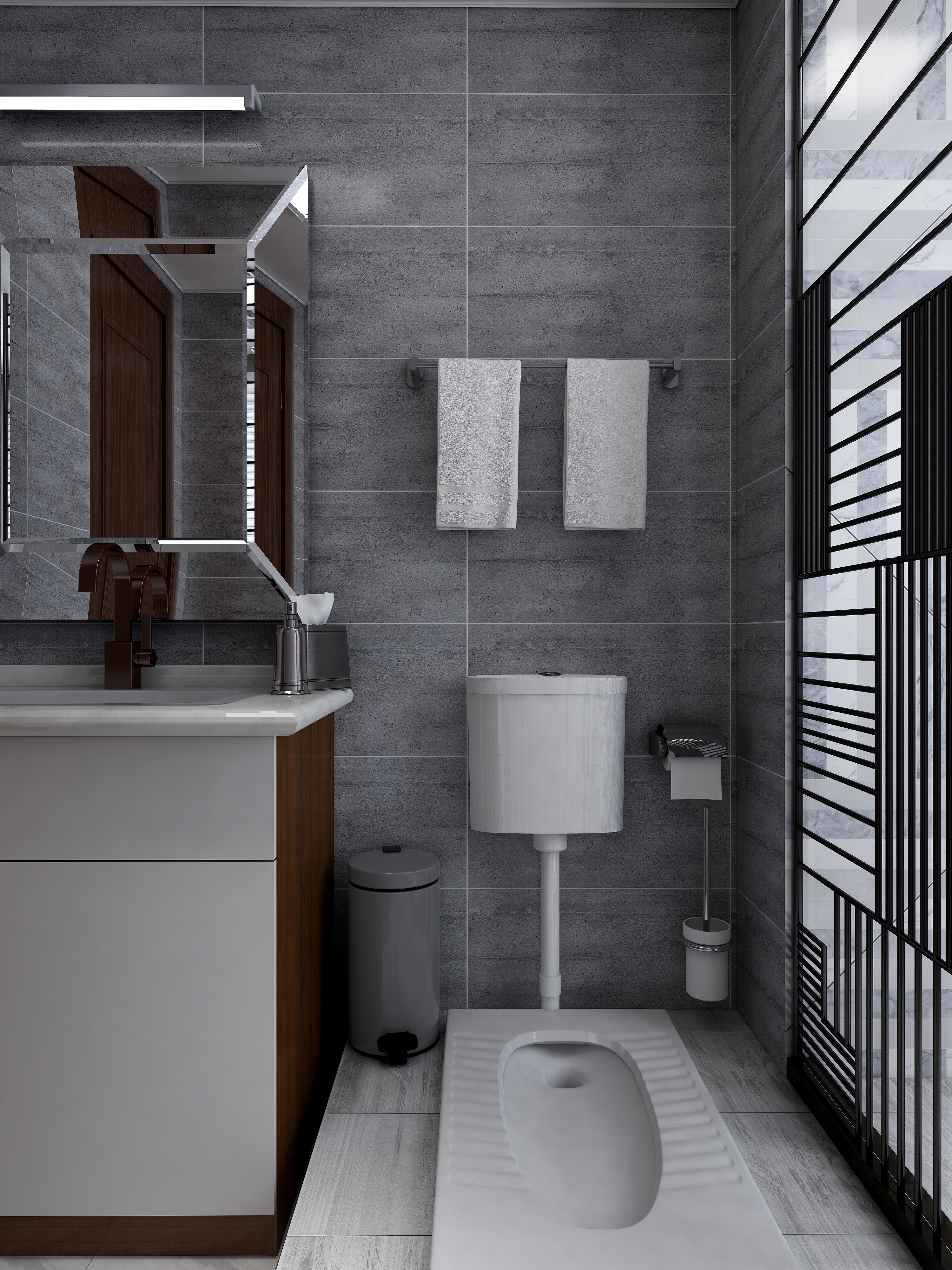 设计-效果图-【鸾】一层次卫装修效果图第2张