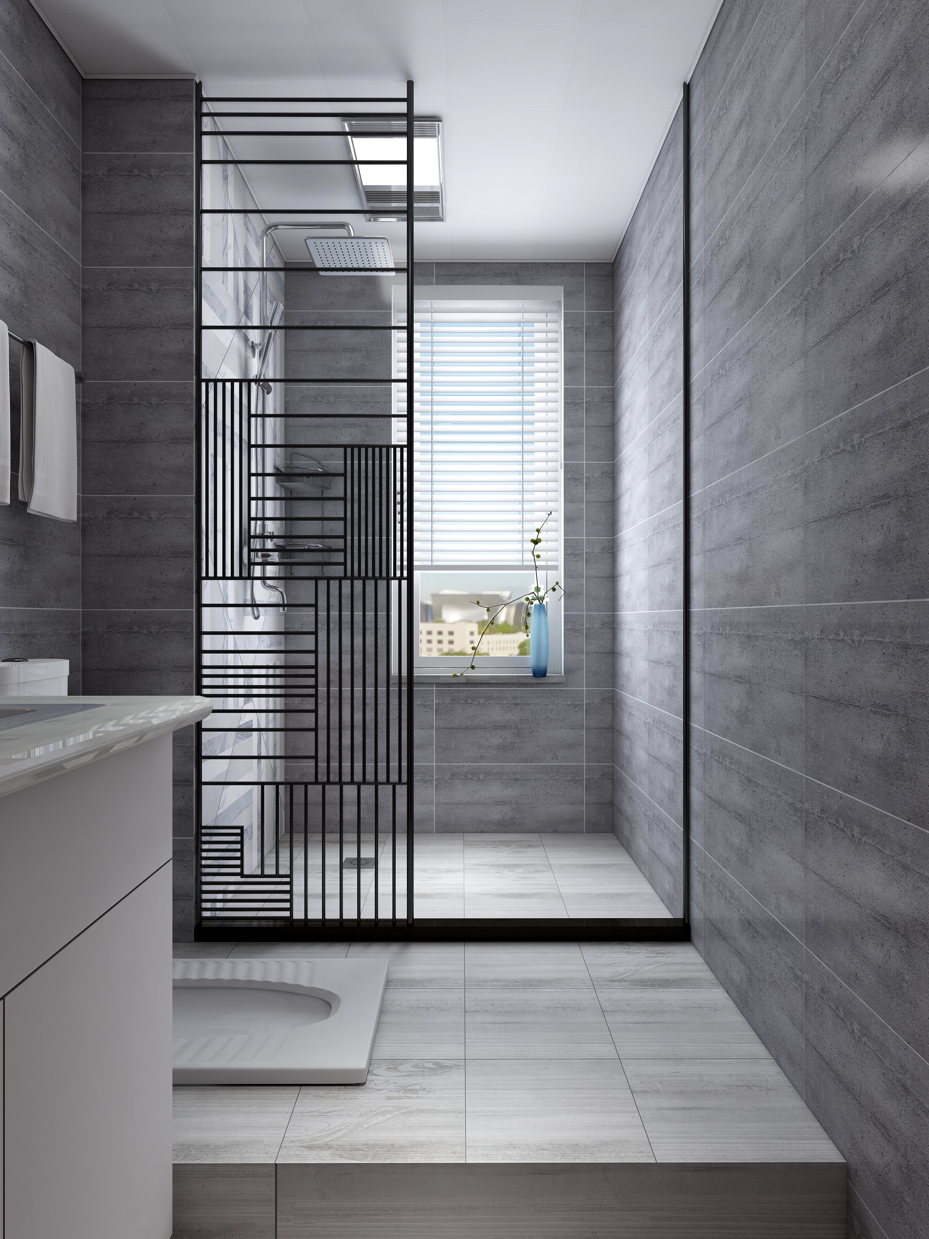 设计-效果图-【鸾】一层次卫装修效果图第1张