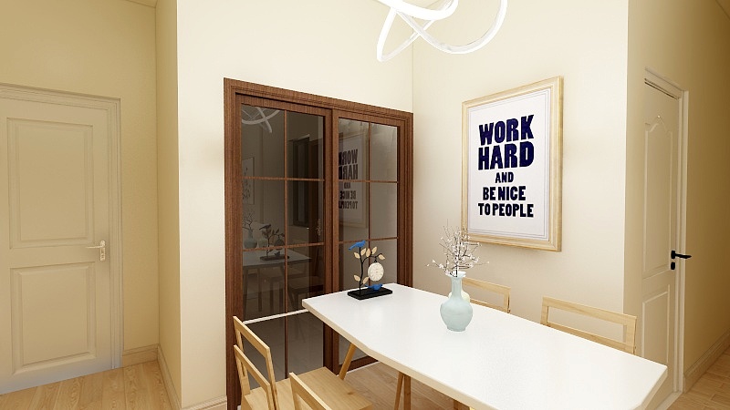 谢十七-琳珠华庭68.13㎡1栋B座住宅0304户型2室2厅1卫1厨-副本-装修设计方案