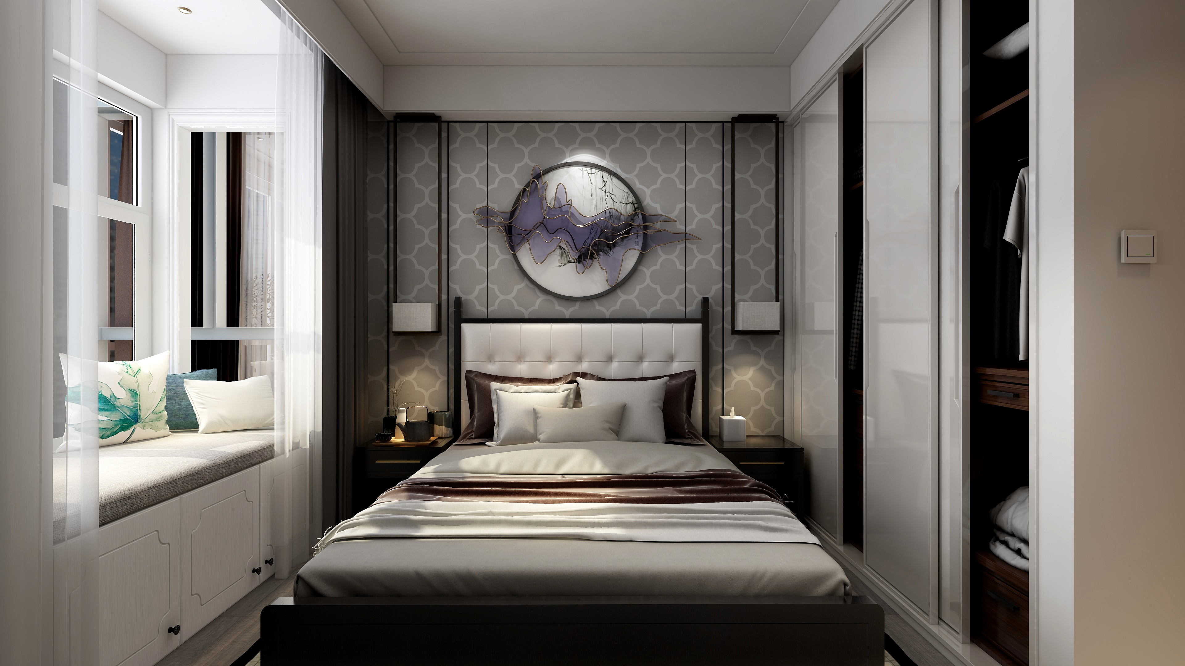 设计-效果图-【鸾】一层老人房装修效果图第2张