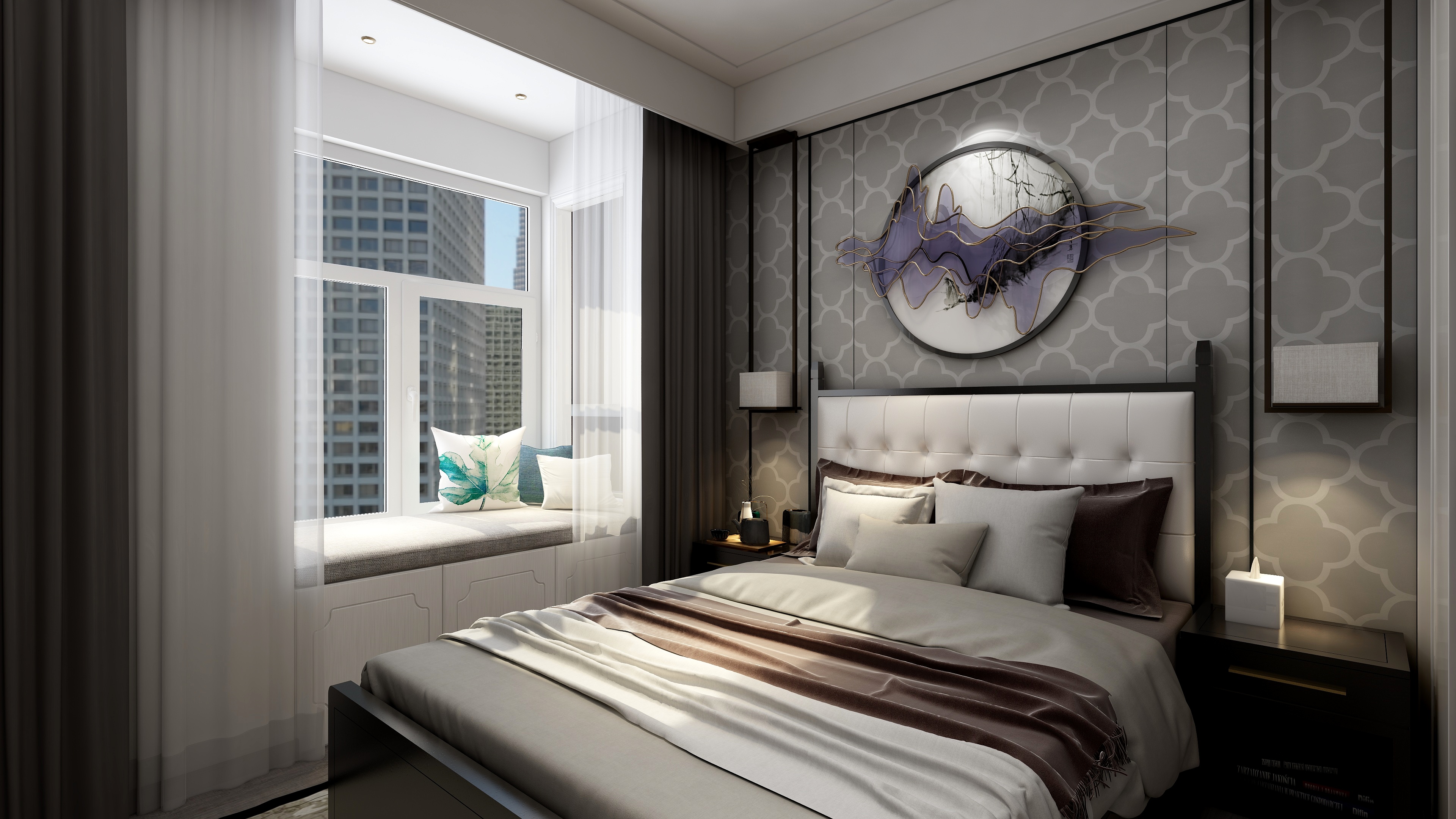 设计-效果图-【鸾】一层老人房装修效果图第1张