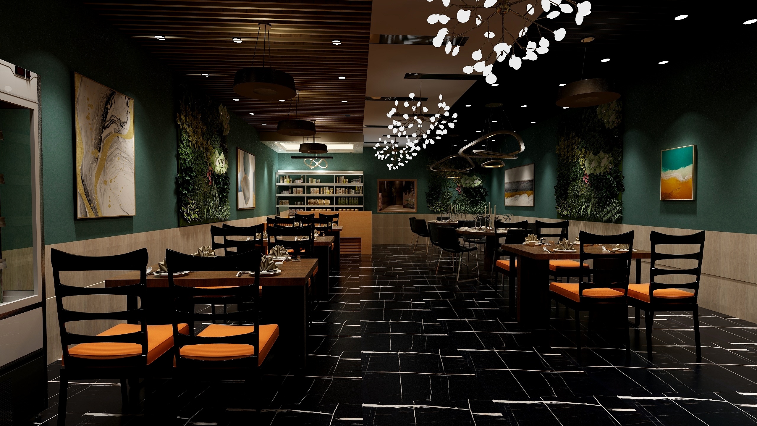 大宅设计无限-麻辣烫店面-装修设计方案