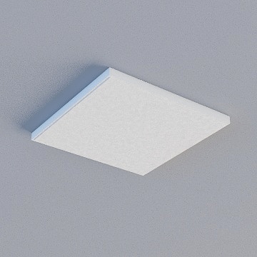 300*300 方板（花式）-(J+X.渠道)滚涂 清影琉璃-（XQD）简凸套框3D模型