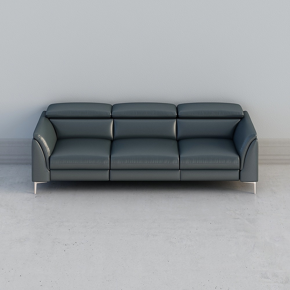 汉森-M103-沙发(4人位)-木炭灰色3D模型