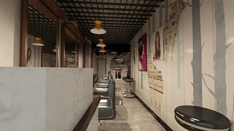 GoodGril-理发店-装修设计方案