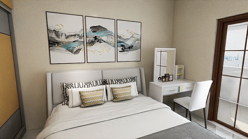 卡诺尼衣柜橱柜-佰盛・中央公园109.00㎡E-3户型3室3厅2卫1厨-副本-装修设计方案