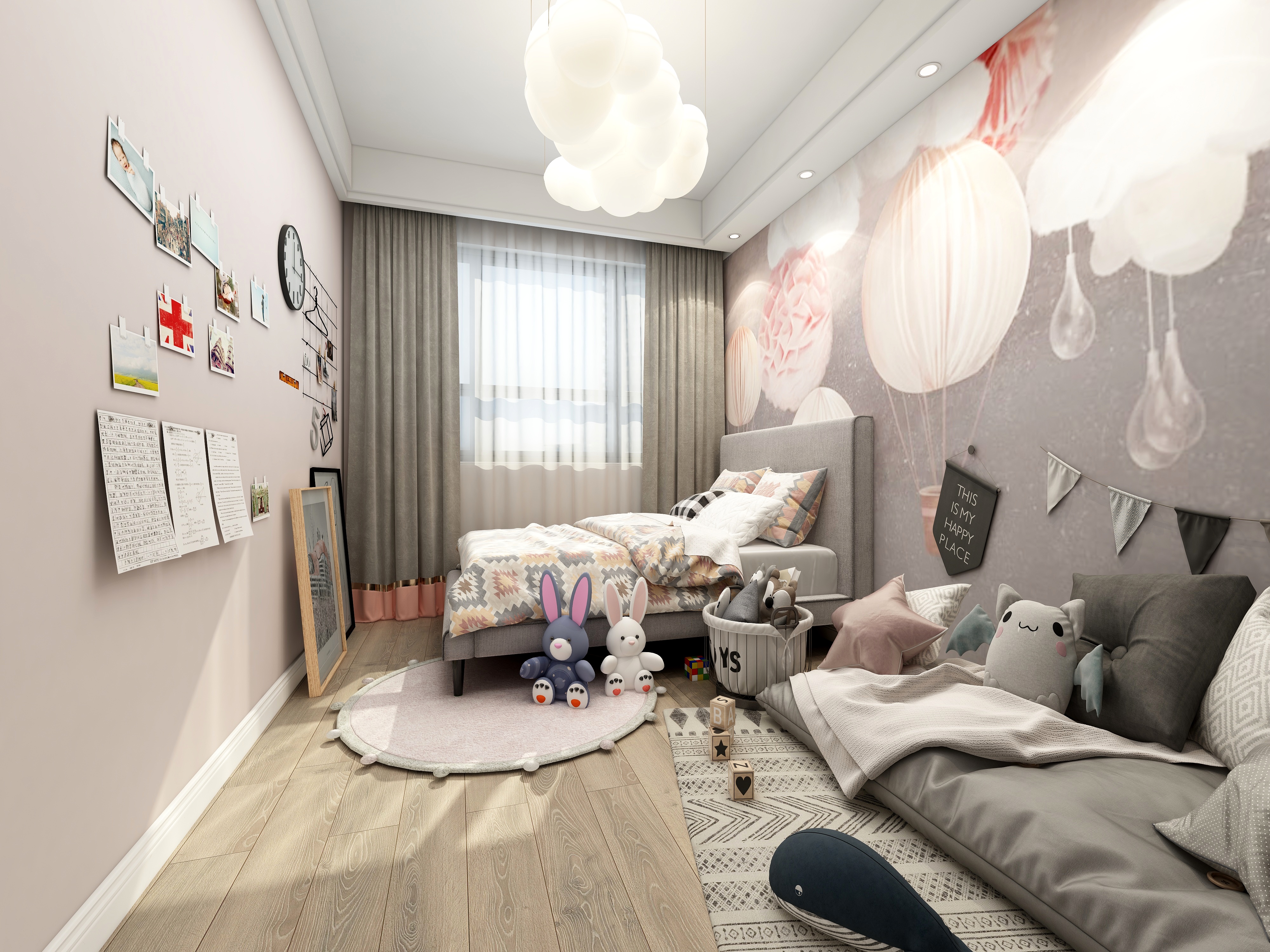 JedrecTsai_蔡啊-82方混搭两居装修效果图