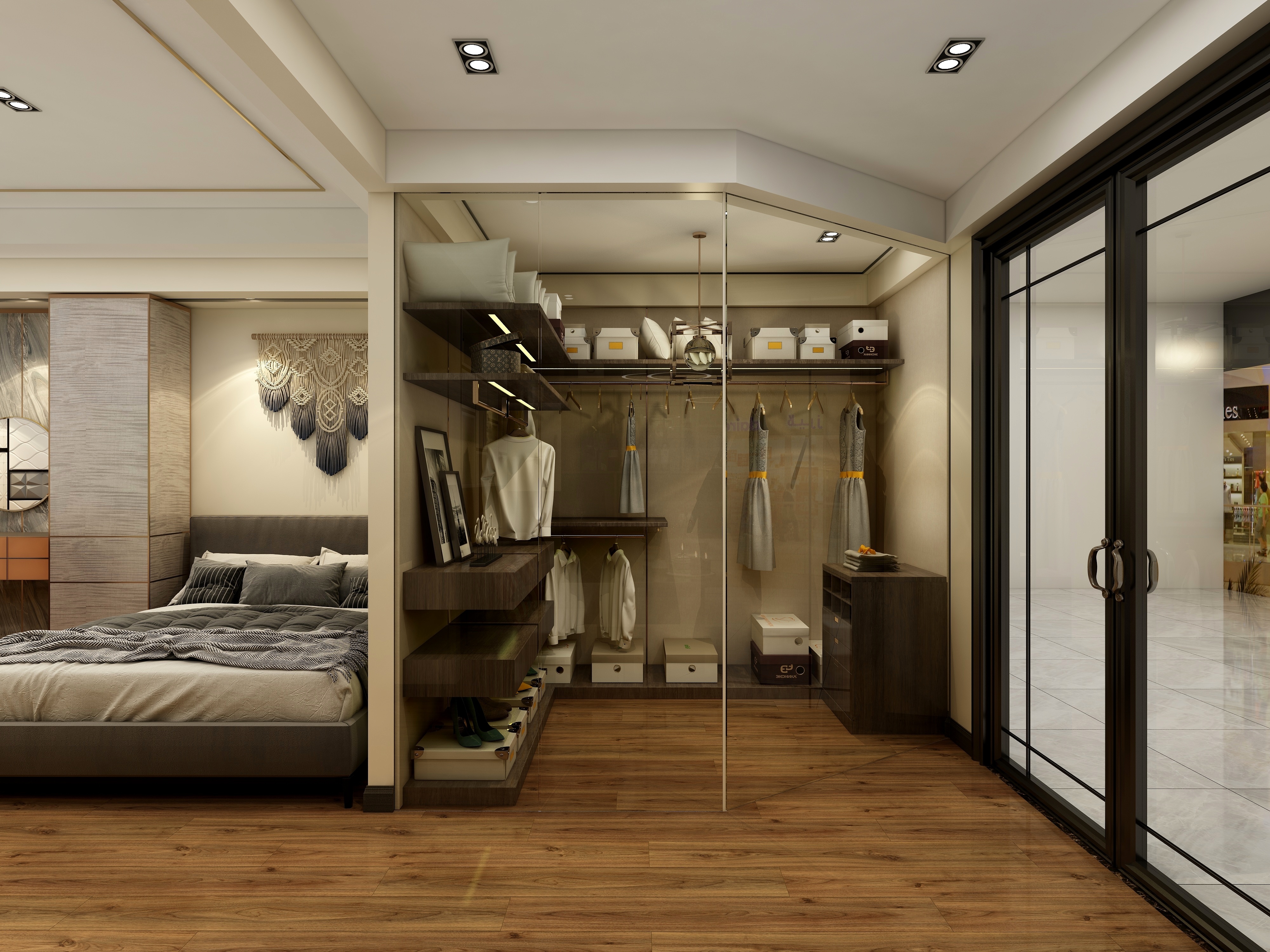 李青越-《全屋定制展厅》一层接待展示区装修效果图第4张