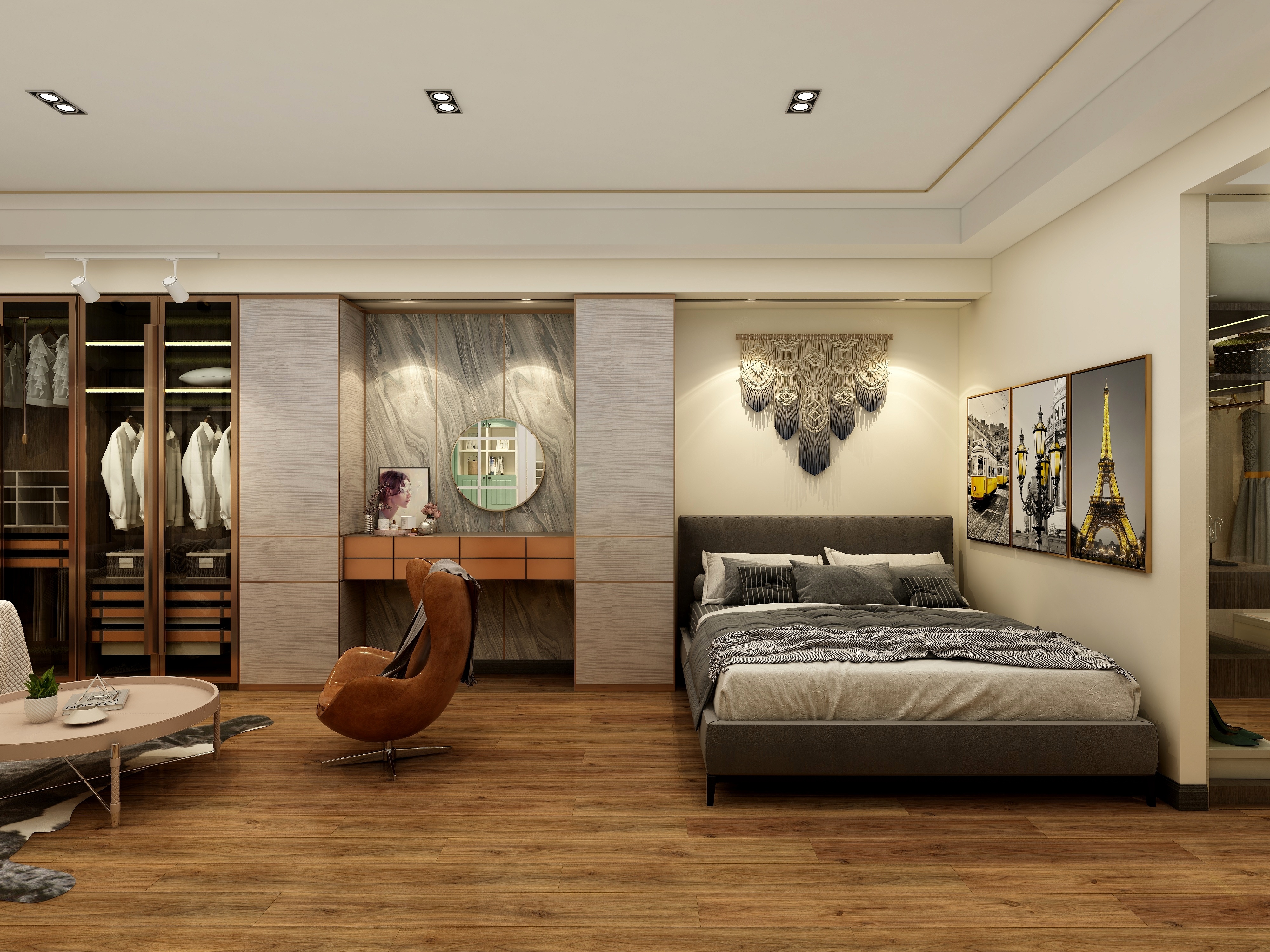 李青越-《全屋定制展厅》装修效果图