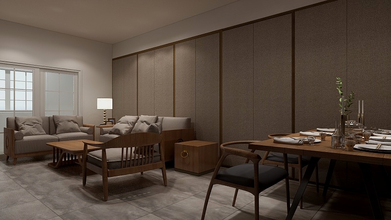 效果图lc-小公寓-装修设计方案