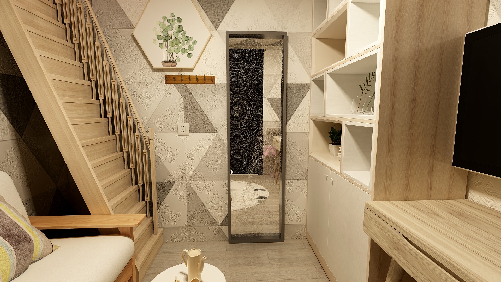 可欣可行-4.5平蚁居小复式-装修设计方案