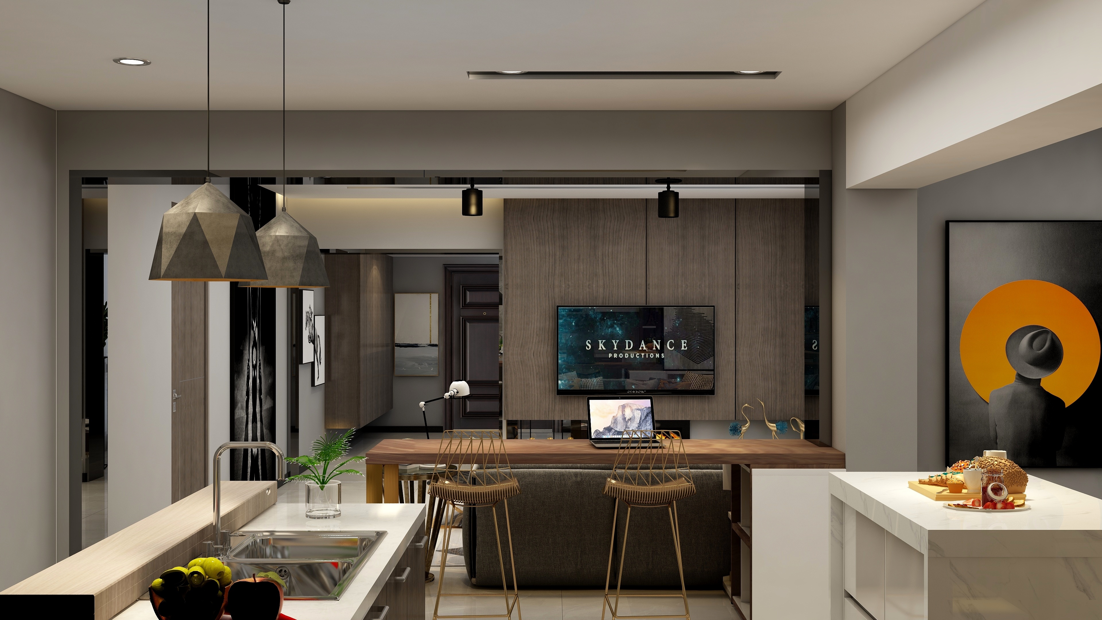 三岁-209方现代五居-副本-装修设计方案