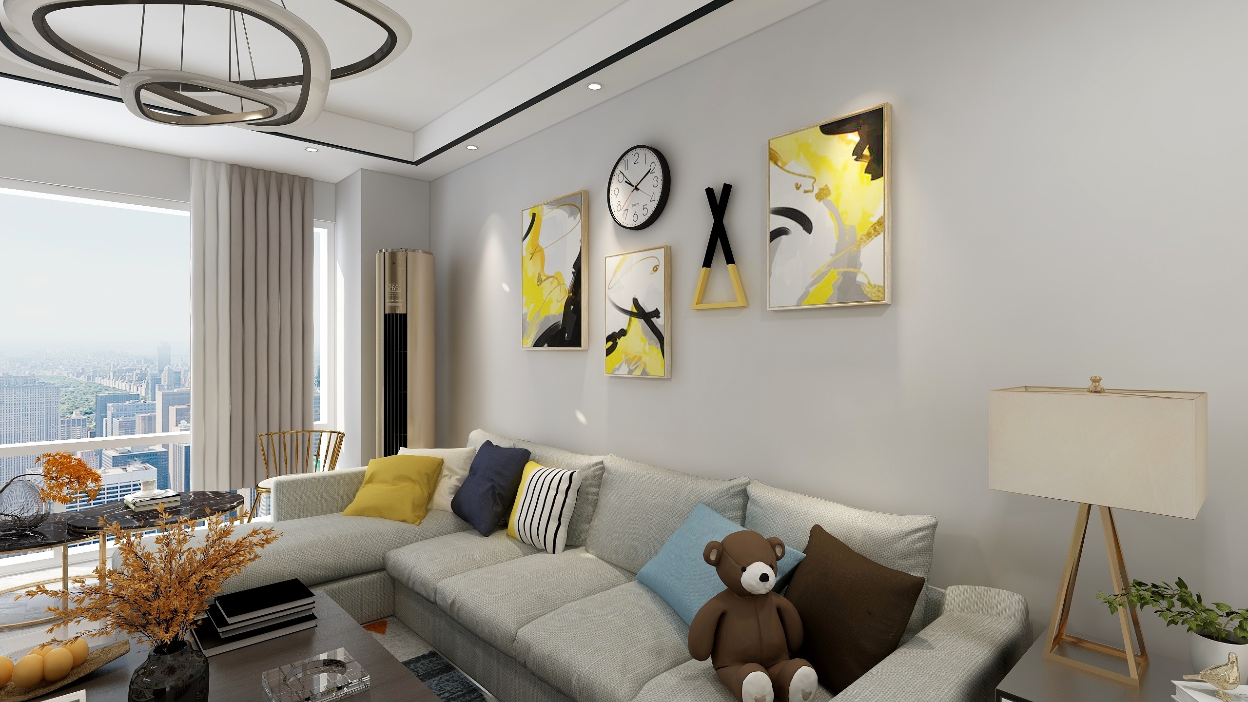 八度空間-黄金时代三期3室2卫-装修设计方案