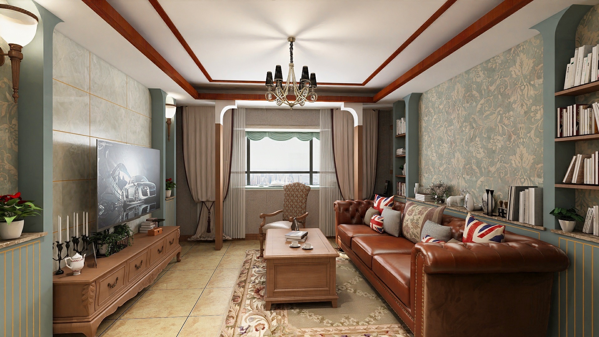 __丶提拉米苏-世纪花园B区美式-装修设计方案