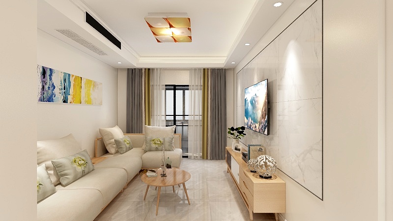 Nevermore九鼎-陆洪小镇103现代简约-装修设计方案