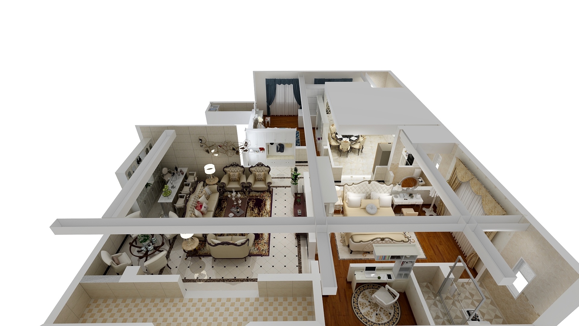 苏素清-出租房改婚房-副本-2019/03/23/14:26:40-装修设计方案