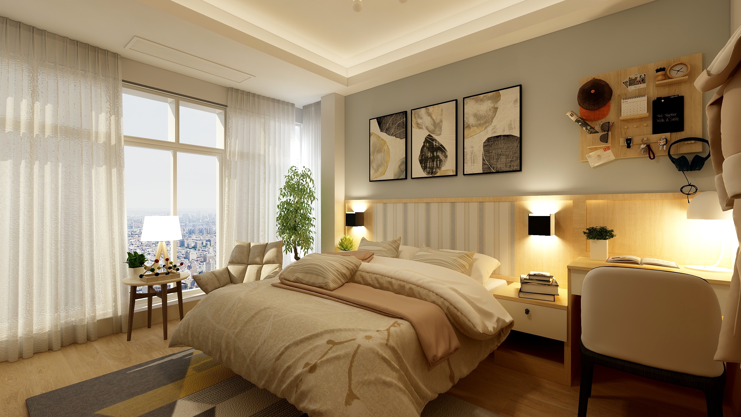 nanlinye-别墅二楼-装修设计方案