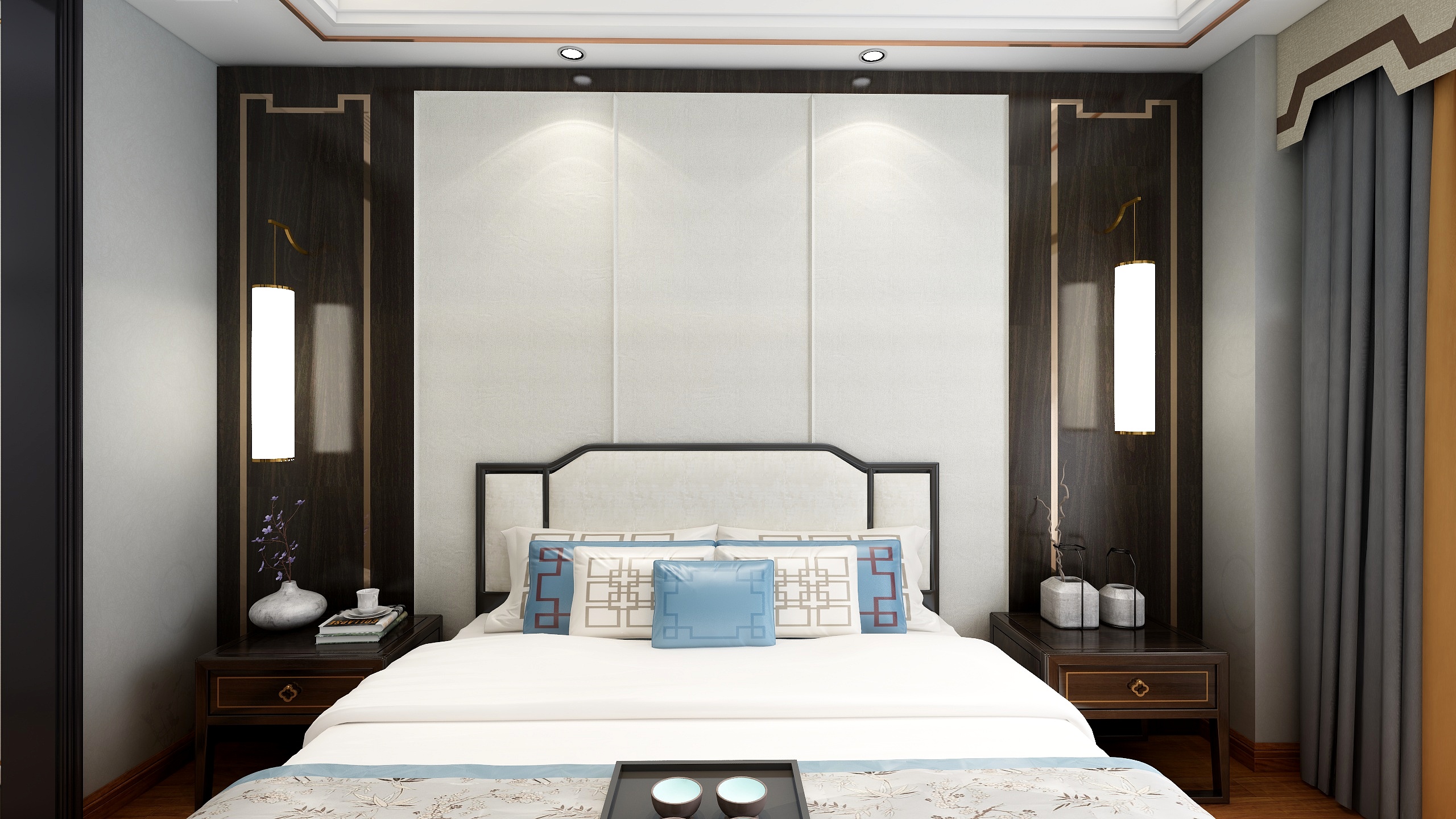 蔡诗艺-主卧室-装修设计方案