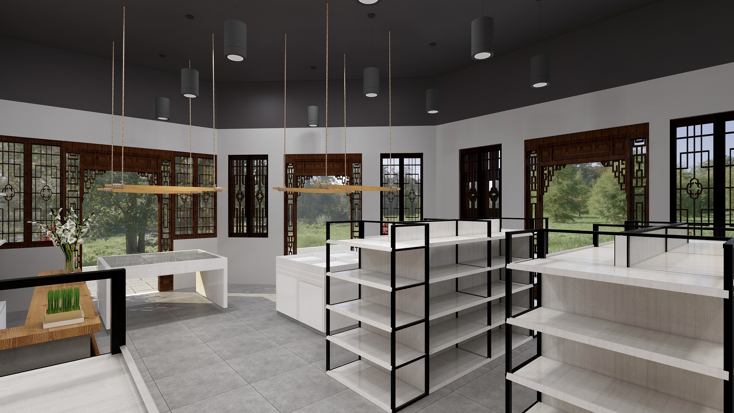 禄丰凌睿装饰-金山古镇复活吧创意坊-装修设计方案