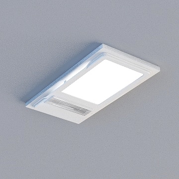 BDS-ZN3060-HZFAD-W（300*600 换气+照明+风暖+吹风+干燥）3D模型