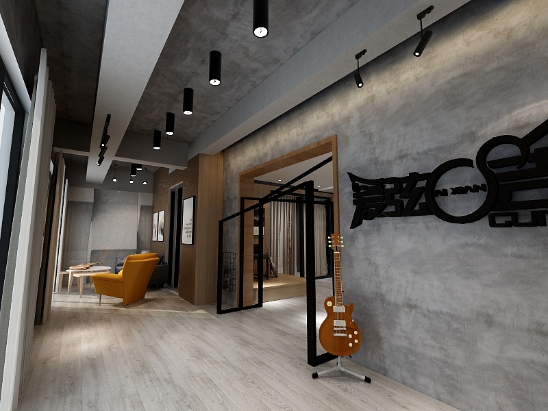 沐禾艺术设计-爱弦吉他-嘉城店-副本-装修设计方案