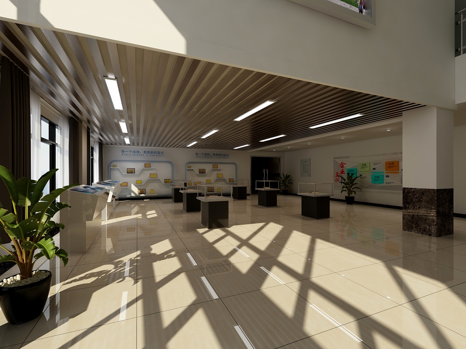 听ting地平线-工装，公司大厅，已落地-装修设计方案