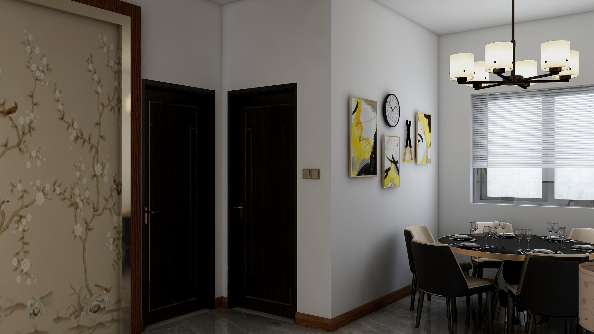 邓帅在线-西海岸99.61㎡A1户型3室2厅2卫1厨-装修设计方案