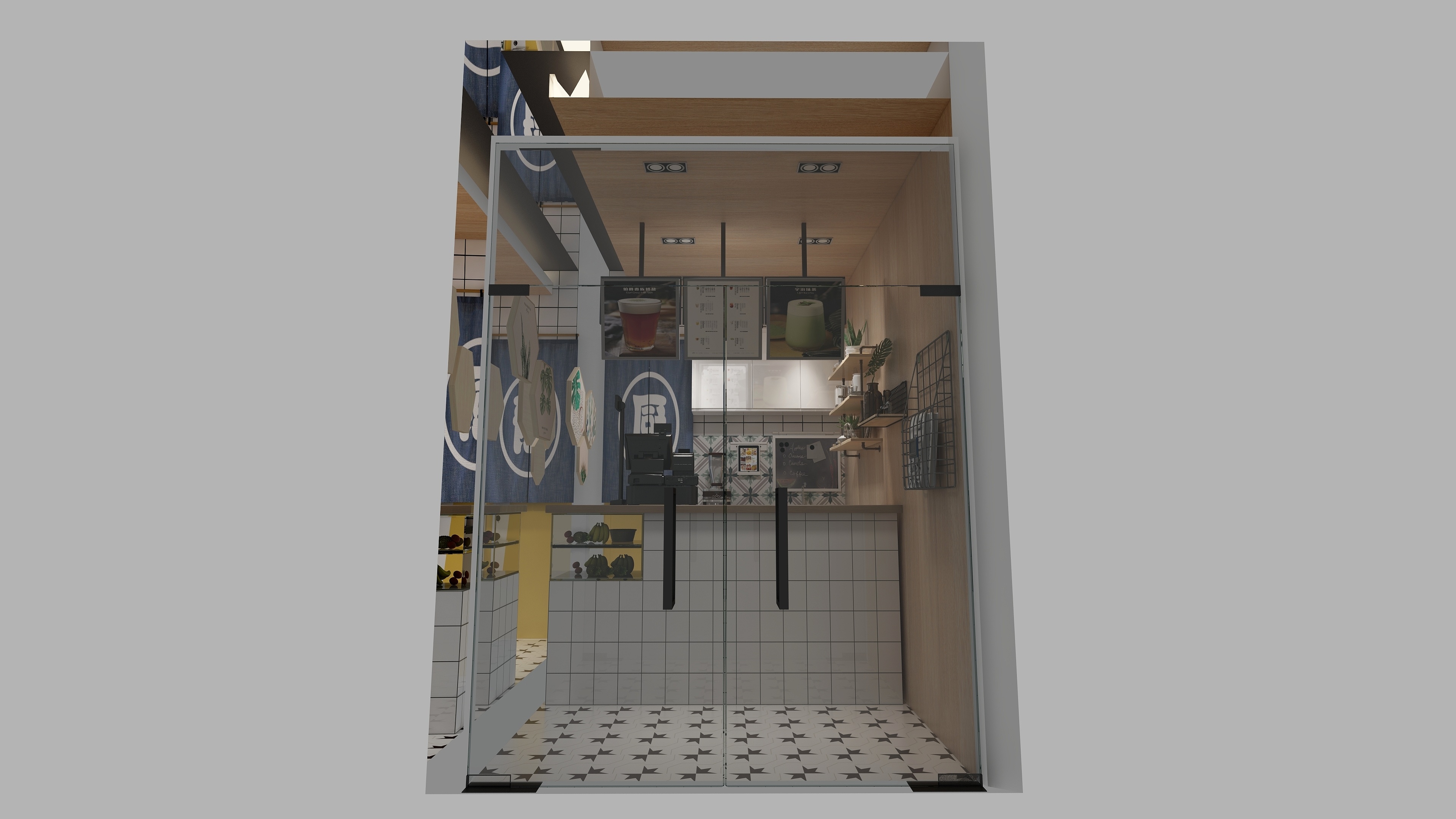 塞纳春天整装馆-武汉奶茶店-装修设计方案