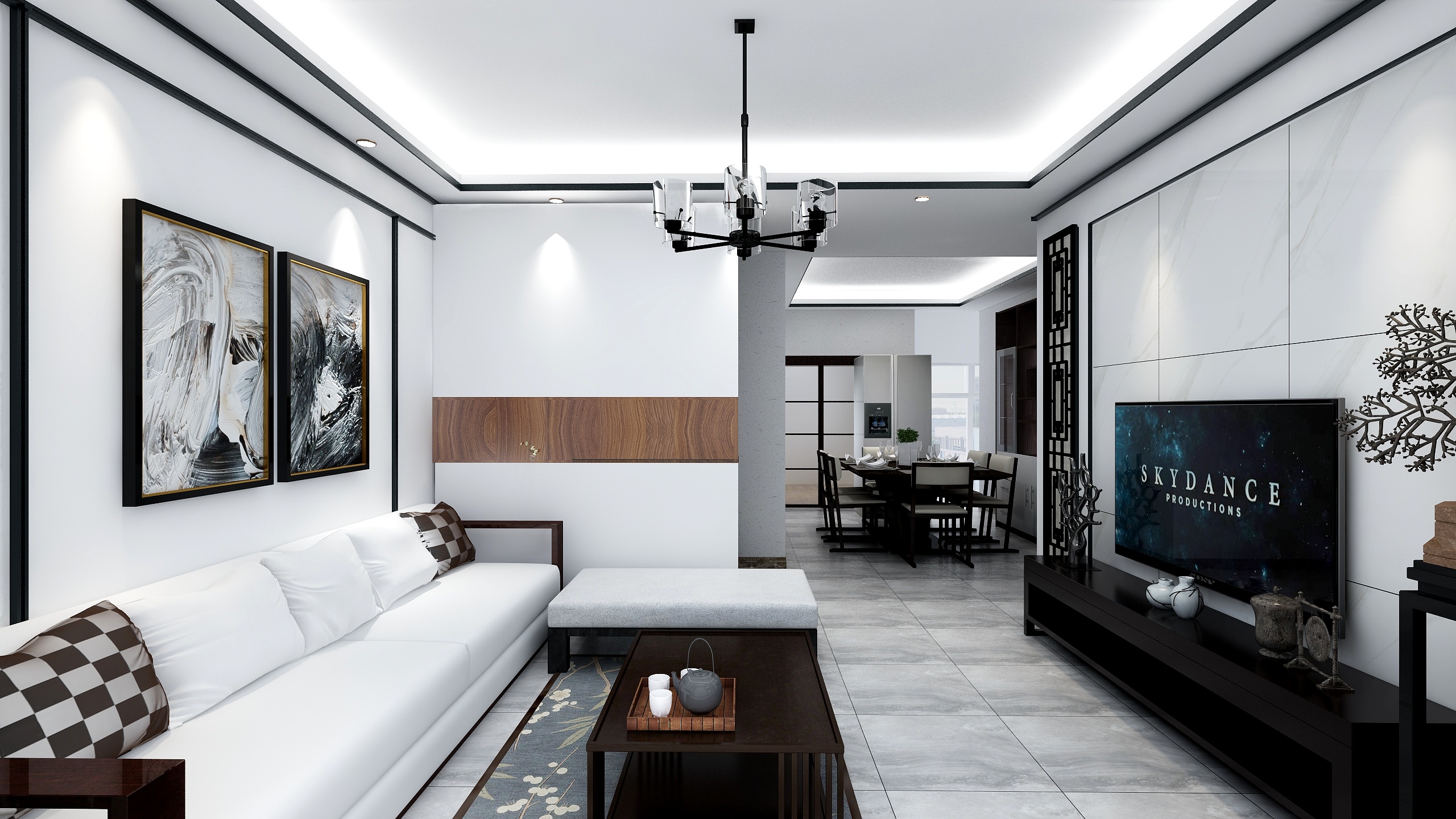 一江春水丶-雅士林御苑酷家乐-装修设计方案