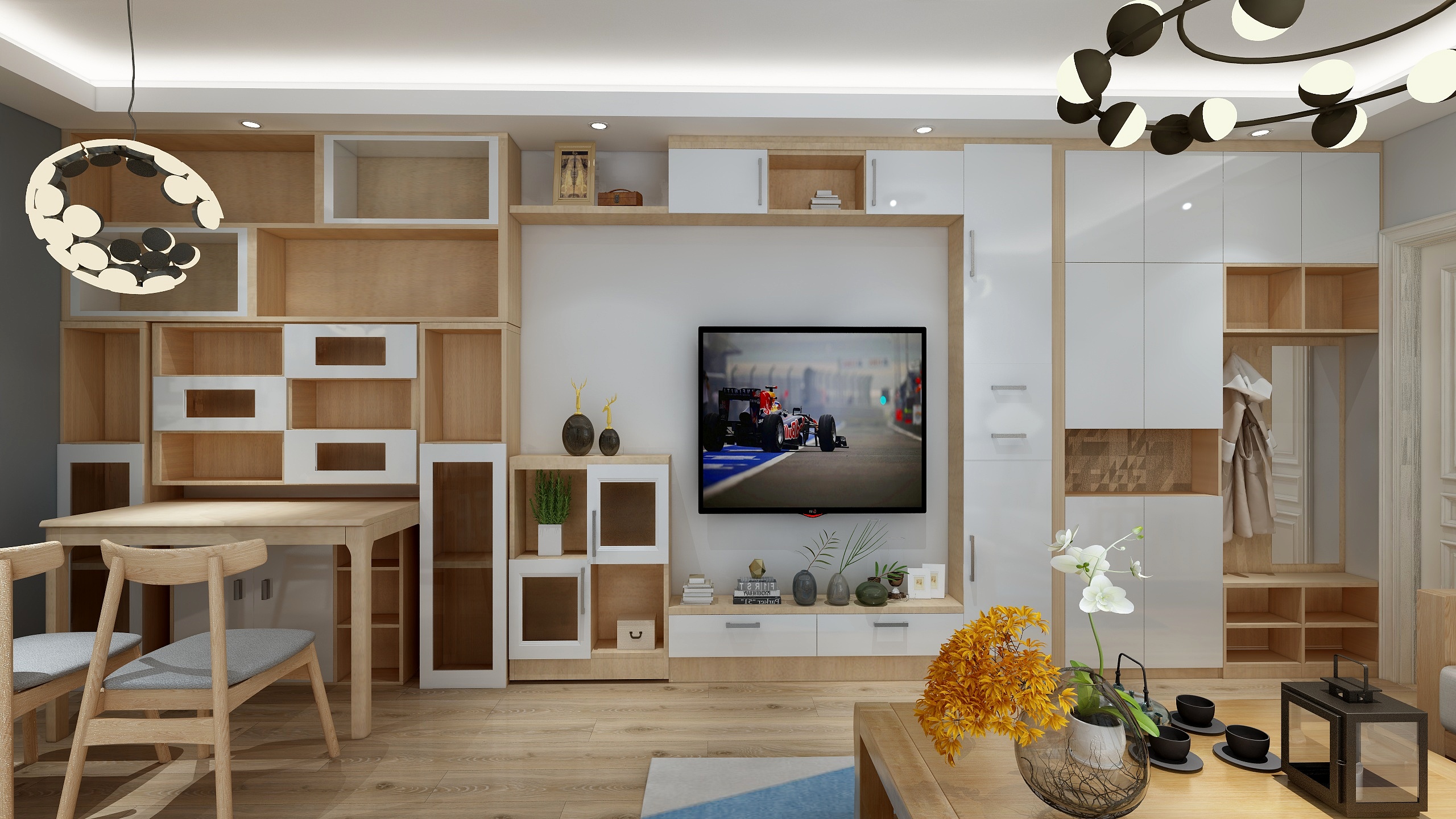 筑灬家-78方北欧两居装修效果图