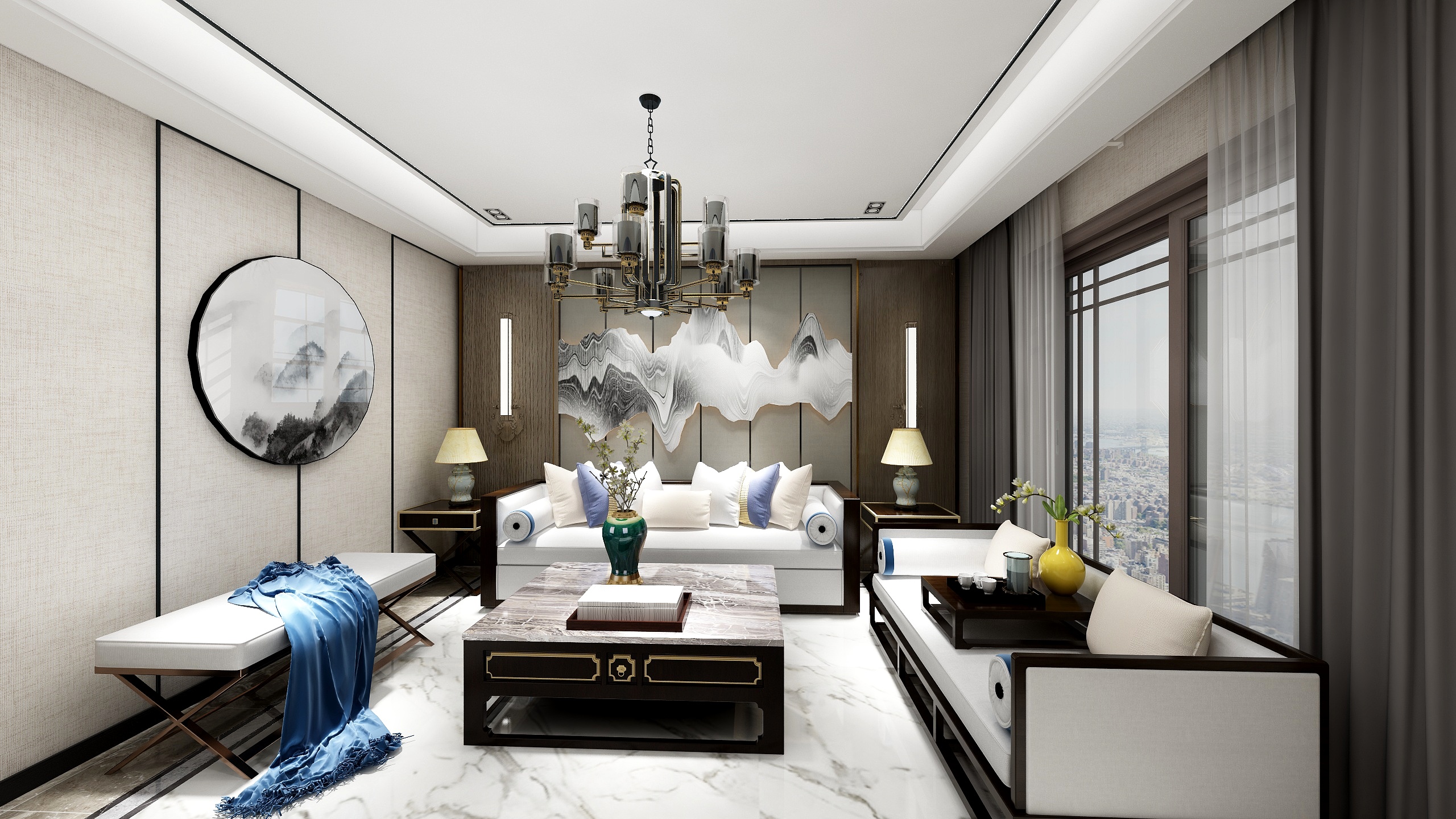 卜凡设计-九锦颐和《新中式》-装修设计方案