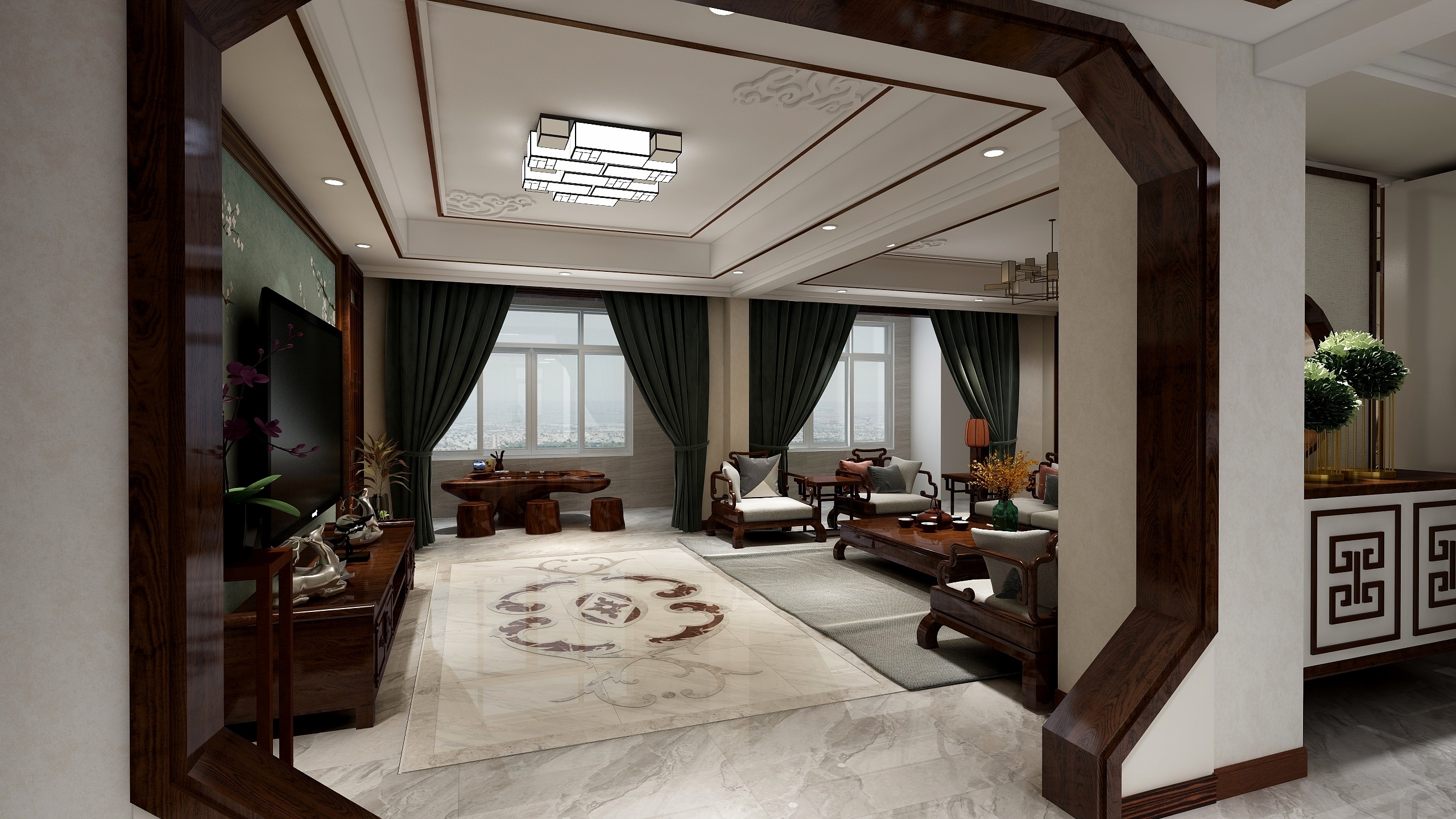 王强-卧龙大观140复式-装修设计方案